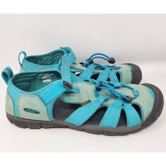 KEEN Womens Newport H2 Sandals Shoes Waterproof Size 7 Teal Hiking Closed Toe - Picture 1 of 10